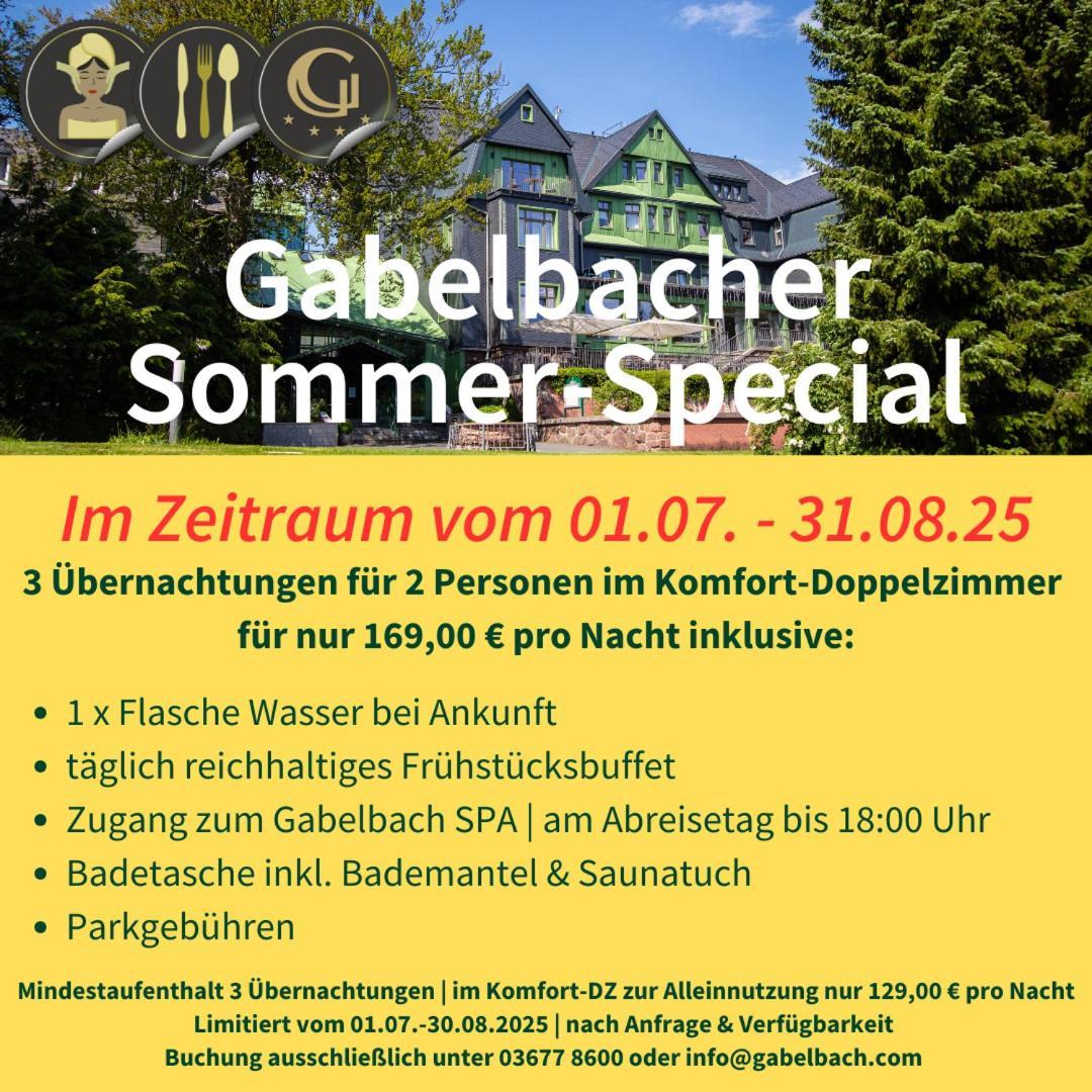 Berg & Spa Hotel Gabelbach อิลเมเนา ภายนอก รูปภาพ